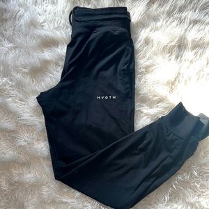 Black NVGTN Joggers